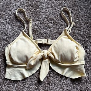 Target brand yellow bikini top size M fits like a S